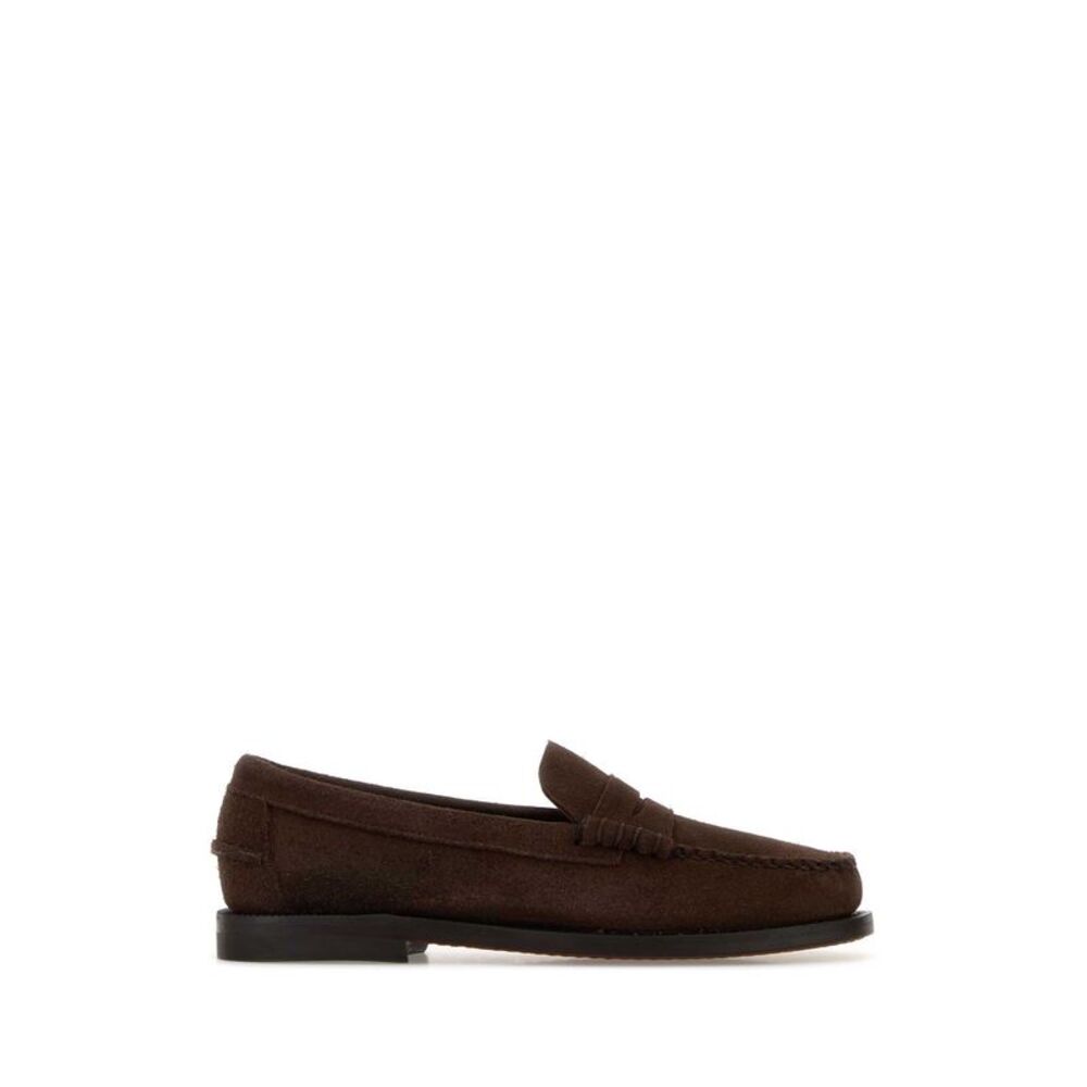 Sebago Women Dark Brown Dan Suede Loafers - Picture 1 of 2